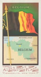 2007 Topps Allen & Ginter - Mini Flags #NNO Belgium Front