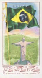 2007 Topps Allen & Ginter - Mini Flags #NNO Brazil Front