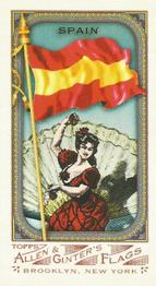 2007 Topps Allen & Ginter - Mini Flags #NNO Spain Front