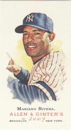 2007 Topps Allen & Ginter - Mini No Card Number #NNO Mariano Rivera Front