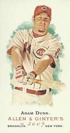 2007 Topps Allen & Ginter - Mini No Card Number #NNO Adam Dunn Front