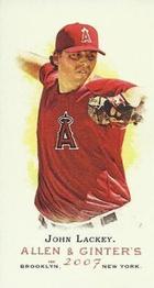 2007 Topps Allen & Ginter - Mini No Card Number #NNO John Lackey Front