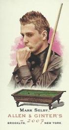 2007 Topps Allen & Ginter - Mini No Card Number #NNO Mark Selby Front