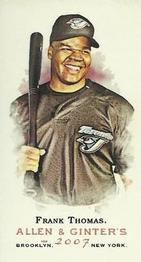 2007 Topps Allen & Ginter - Mini No Card Number #NNO Frank Thomas Front