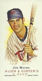 2007 Topps Allen & Ginter - Mini No Card Number #NNO Joe Mauer Front