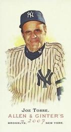 2007 Topps Allen & Ginter - Mini No Card Number #NNO Joe Torre Front