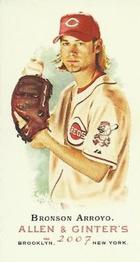 2007 Topps Allen & Ginter - Mini No Card Number #NNO Bronson Arroyo Front