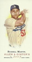 2007 Topps Allen & Ginter - Mini No Card Number #NNO Russell Martin Front
