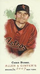 2007 Topps Allen & Ginter - Mini No Card Number #NNO Chris Burke Front