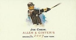 2007 Topps Allen & Ginter - Mini No Card Number #NNO Joe Crede Front