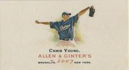 2007 Topps Allen & Ginter - Mini No Card Number #NNO Chris Young Front