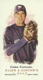 2007 Topps Allen & Ginter - Mini No Card Number #NNO Chris Capuano Front