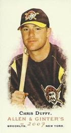 2007 Topps Allen & Ginter - Mini No Card Number #NNO Chris Duffy Front