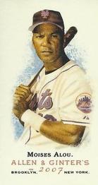 2007 Topps Allen & Ginter - Mini No Card Number #NNO Moises Alou Front