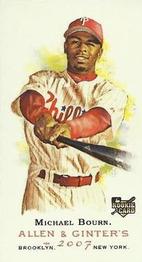 2007 Topps Allen & Ginter - Mini No Card Number #NNO Michael Bourn Front