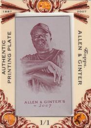 2007 Topps Allen & Ginter - Mini Printing Plates Magenta #138 Ray Durham Front