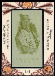 2007 Topps Allen & Ginter - Mini Printing Plates Yellow #258 A.J. Pierzynski Front