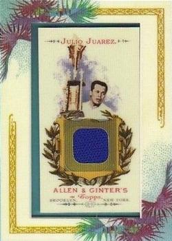2007 Topps Allen & Ginter - Relics #AGR-JJ Julio Juarez Front