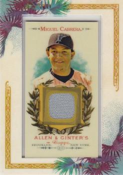 2007 Topps Allen & Ginter - Relics #AGR-MC1 Miguel Cabrera Front