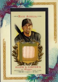 2007 Topps Allen & Ginter - Relics #AGR-RA Rich Aurilia Front