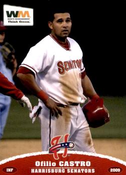 2009 Grandstand Harrisburg Senators SGA #NNO Ofilio Castro Front