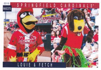 2019 Grandstand Springfield Cardinals SGA #NNO Louie / Fetch Front