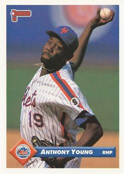 1993 Donruss #14 Anthony Young Front