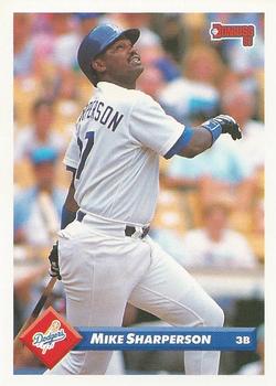 1993 Donruss #166 Mike Sharperson Front