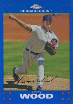 2007 Topps Chrome - Blue Refractors #197 Kerry Wood Front