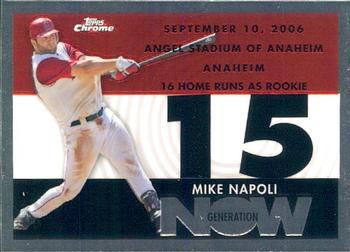 2007 Topps Chrome - Generation Now #GN211 Mike Napoli Front