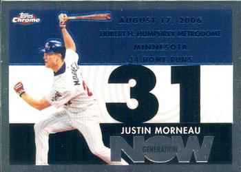 2007 Topps Chrome - Generation Now #GN213 Justin Morneau Front