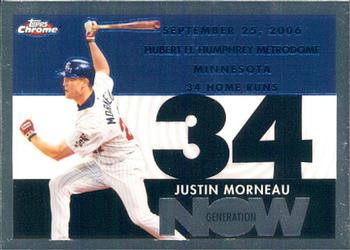 2007 Topps Chrome - Generation Now #GN216 Justin Morneau Front