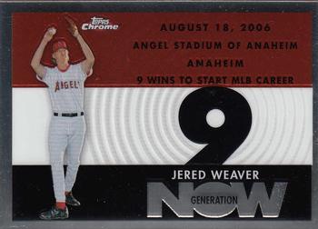 2007 Topps Chrome - Generation Now #GN217 Jered Weaver Front