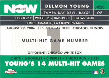 2007 Topps Chrome - Generation Now #GN265 Delmon Young Back