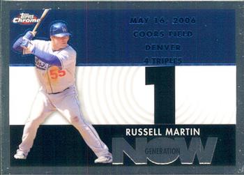 2007 Topps Chrome - Generation Now #GN279 Russell Martin Front