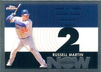 2007 Topps Chrome - Generation Now #GN280 Russell Martin Front