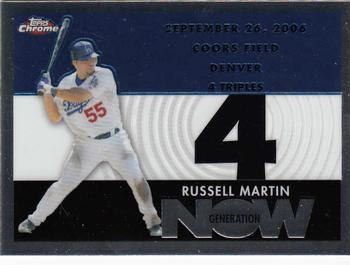 2007 Topps Chrome - Generation Now #GN282 Russell Martin Front