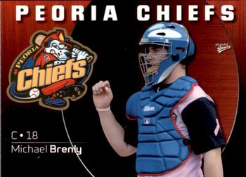 2009 MultiAd Peoria Chiefs #5 Michael Brenly Front