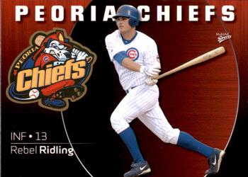 2009 MultiAd Peoria Chiefs #22 Rebel Ridling Front