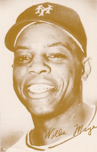 1980 Exhibit - Sepia #NNO Willie Mays Front