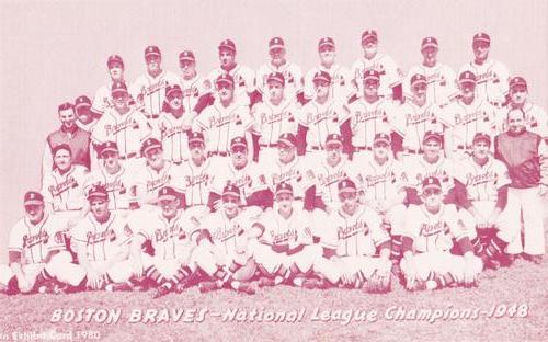 1980 Exhibit - Red #NNO 1948 National League Champions Front