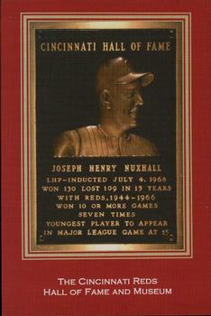 2002 Cincinnati Reds Hall of Fame and Museum Postcards #NNO Joe Nuxhall Front