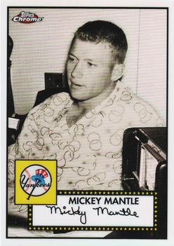 2007 Topps Chrome - Mickey Mantle Story Refractors #MMS3 Mickey Mantle Front