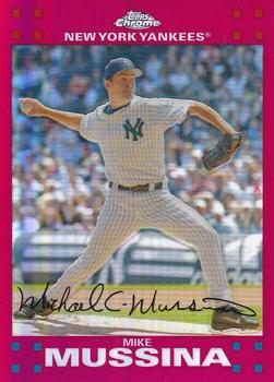 2007 Topps Chrome - Red Refractors #187 Mike Mussina Front