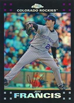 2007 Topps Chrome - Refractors #99 Jeff Francis Front