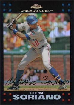 2007 Topps Chrome - Refractors #109 Alfonso Soriano Front
