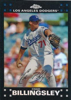 2007 Topps Chrome - Refractors #128 Chad Billingsley Front