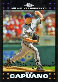 2007 Topps Chrome - Refractors #156 Chris Capuano Front