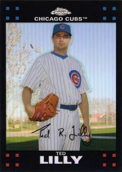 2007 Topps Chrome - Refractors #189 Ted Lilly Front
