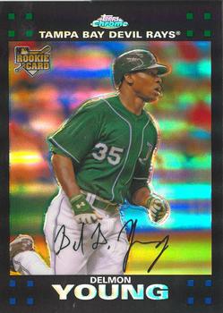 2007 Topps Chrome - Refractors #299 Delmon Young Front